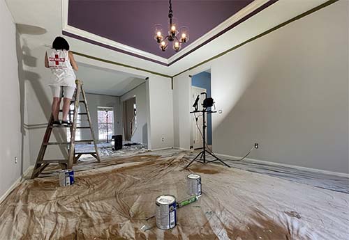 Paint Medics Interior Residential Painting project
