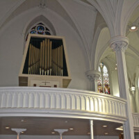 St. Peter Cleveland - Catholic Church in Downtown Cleveland, Ohio was painted by Paint Medics Inc. Painter serving the Northeast Ohio with professional painting, refinishing and wood staining services