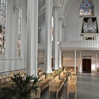 St. Peter Cleveland - Catholic Church in Downtown Cleveland, Ohio was painted by Paint Medics Inc. Painter serving the Northeast Ohio with professional painting, refinishing and wood staining services